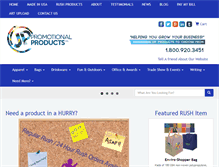 Tablet Screenshot of jppromoproducts.com